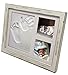 Baby Mushroom Farmhouse Baby Hand & Footprint Picture Frame Keepsake Kit - Rustic 9