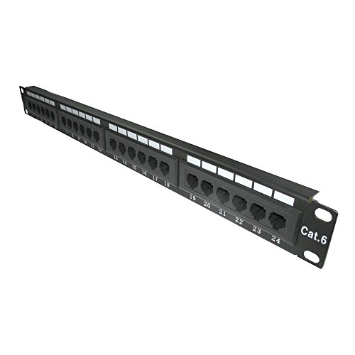Dynamode 1U 19, 24 Porte Gigabit Patch Panel UTP