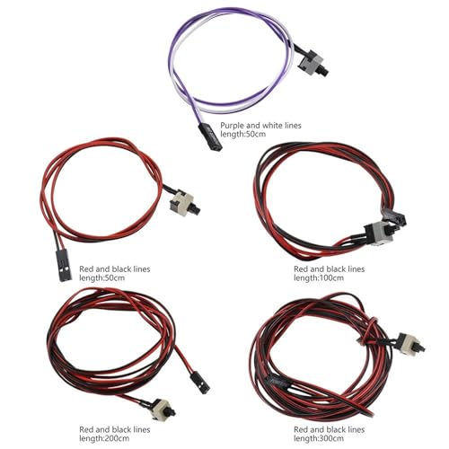 Bouton de réinitialisation PC rouge et noir pour déporter vos commandes sur bureau - 2