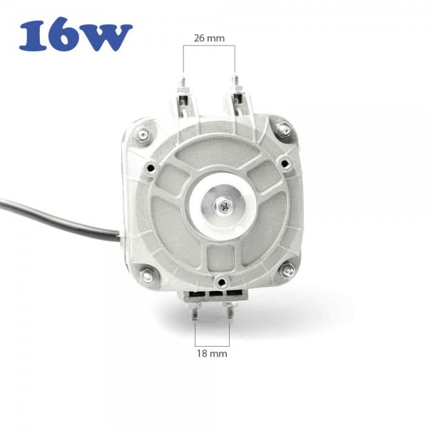 Bilake Motor 16W monofásico 220-240V 1300rpm | Motor cámara frigorífica | Motor ventilador nevera | Motor ventilador congelador