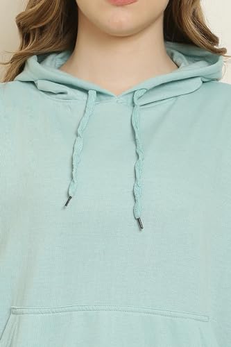 Image of CANIDAE Women's Sweatshirt & Hoodies, Fleece Material Full Sleeves, Women Winter Wear, Hooded Neck Regular Fit Long Sleeve Womens Sweatshirt || Small to 12XL || Plus Sizes ||