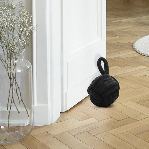 Cale-porte en peluche et corde A2Z decor chic et elegant lestes en pierre - 4