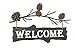 DEI Country Pinecone Welcome Sign, 17-Inch