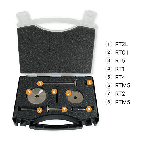 Rotary Thread Repair Kit File Rtk3.1, 8 Piece Standard Kit; Chase, Restore, Repair, And Clean: Male, Female, Inch, Metric, And Pipe Threads. (8 Piece Standard Kit) #TOP3