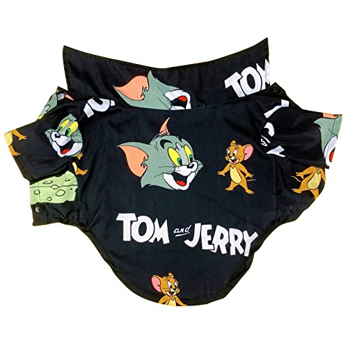 Trvuali犬服 ペット服 可愛い トムとジェリー Tシャツ 半袖 シャツ 春夏 犬の服 タンクトップ ペットウェア ドッグウェア ベスト パジャマ カップ ル服 スポーツ服 犬猫洋服 人気 仮装 ファッション 中型犬 大型犬 脱毛保護 犬猫洋服 柔らかい 綿