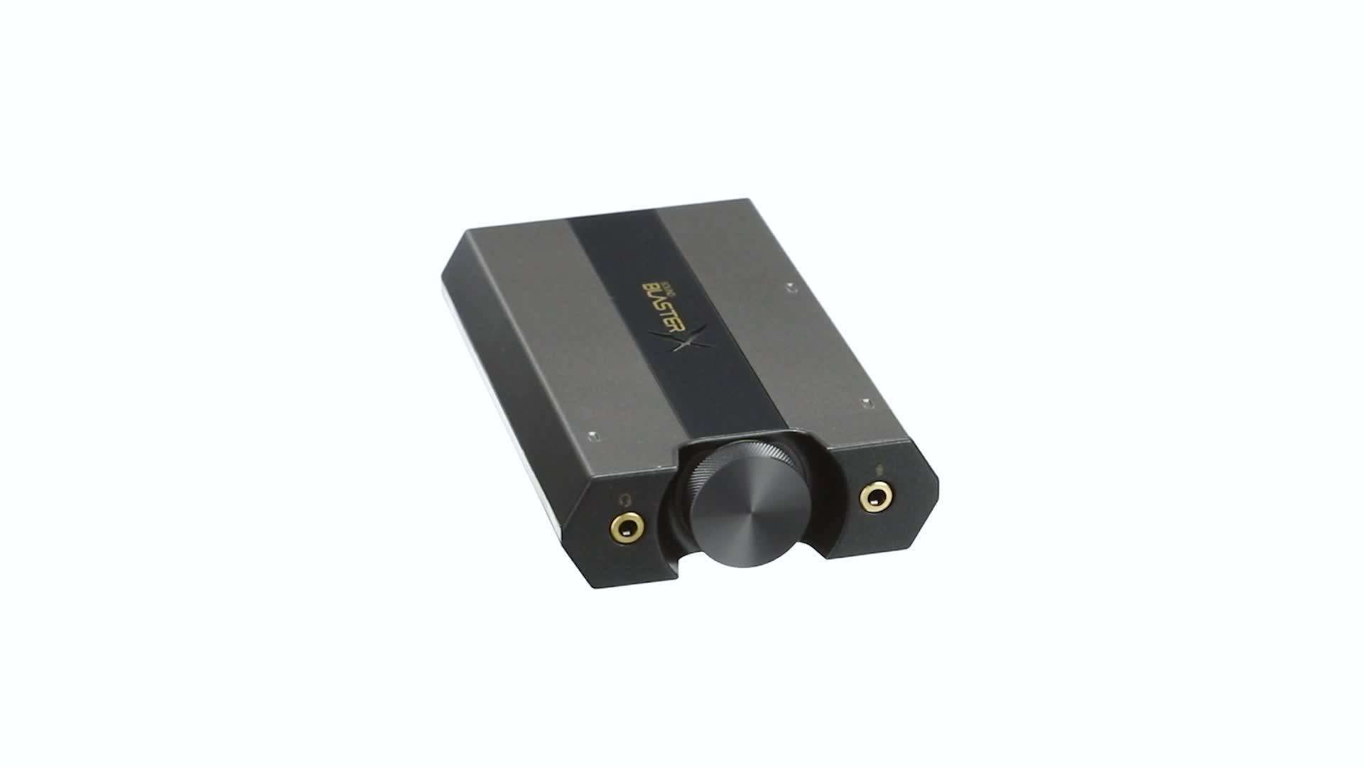その他 Sound BlasterX G6 Sound BlasterX G6 - Wzmacniacz DAC do gier 7.1 HD z konsolą