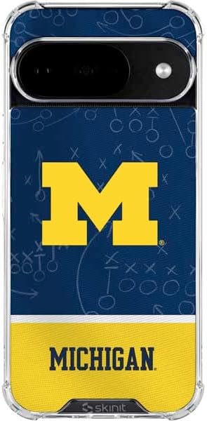 Skinit Clear Phone Case Compatible with Google Pixel 10 - Officially Licensed University of Michigan Wolverines M Design