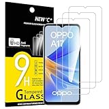 NEW'C 3 Stück für OPPO A17 für Panzerglas, Frei von Kratzern, 9H Festigkeit, HD Bildschirmschutzfolie, 0.33mm Ultra-klar, Ultrawiderstandsfähig