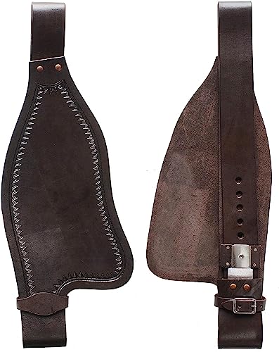 Garde-boue de rechange en cuir avec boucles Belvins pour adulte