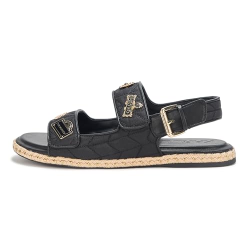 Image of KARL LAGERFELD Women's Charlay Double Strap Sandal With Pin Embellishments