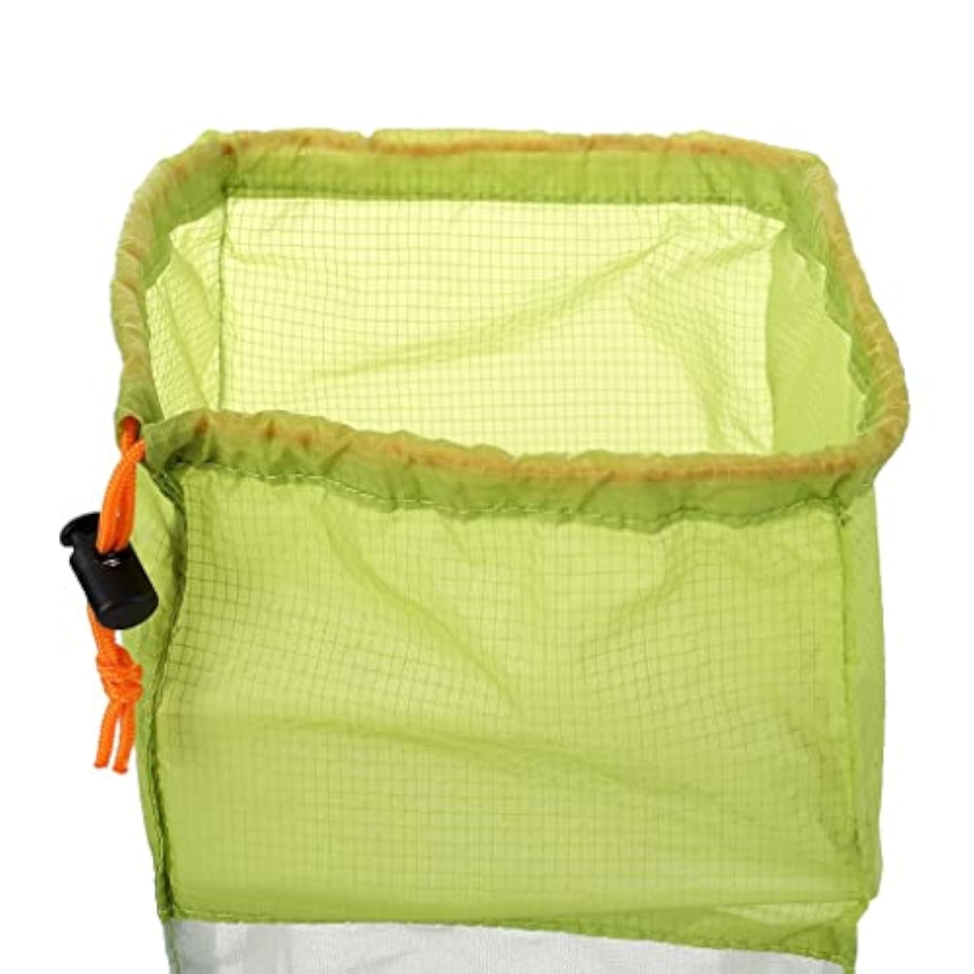 Drawstring Stuff Mesh Sack Storage Bag, Green