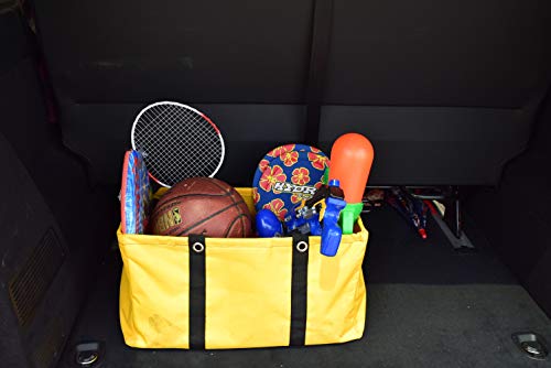 image for April Fashions All Purpose Open Top Utility Bag, Collapsible Wire Fram