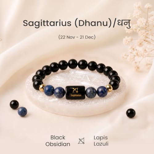 Image of Astrotalk Zodiac Bracelet with Raw Selenite Plate | Healing Crystals for Protection & Emotional Balance | Citrine & Tiger Eye | Bracelet for Man & Woman | Gift for Man & Woman