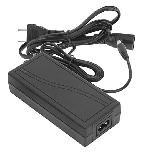 Carregador de Patinete Elétrico, Carregador Adaptador de Energia 42V 2A, Carregador de Bateria de Lítio 100-240V Plugue Dos EUA para Patinete de Bicicleta Elétrica