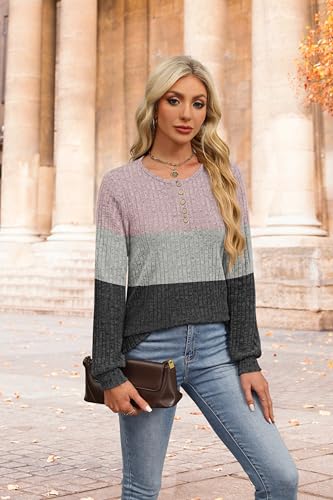 Image of XIEERDUO Sweater for Women Winter Clothing Long Sleeve Shirts Fall Fashion Must Haves Comfiest Airport Outfits Trendy