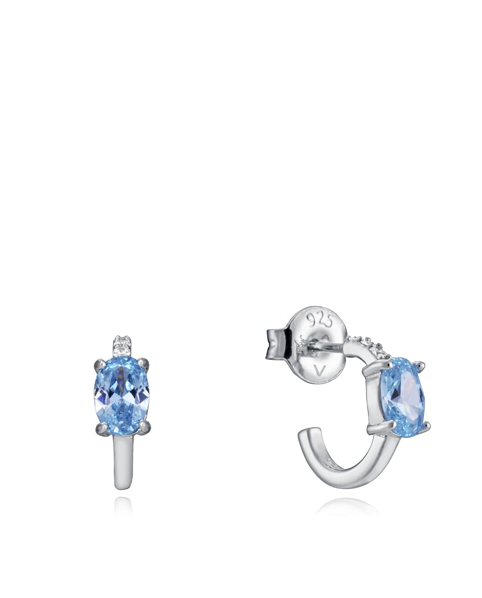Viceroy 13155E000-33 - Pendientes Viceroy Jewels de plata de ley con baño de rodio y circonitas para mujer - 13155E000-33