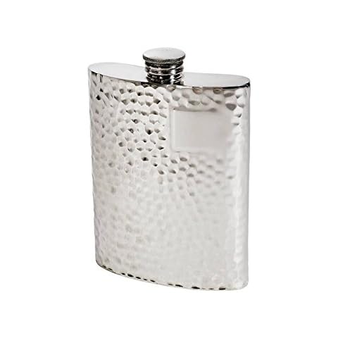 Wentworth - Petaca de peltre martillada para riñones, capacidad 6oz Cover