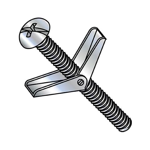 3/16X6 Combination Round Head Toggle Bolt Zinc (Pack Qty 50) BC-1096TBCR by Shorpioen Cover