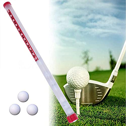 Nw Golf Ball Picker Shag Tube - Plastic With Ball Release Retrievers Collector Grabber Picker Pick Up Sucker Tool (Red) #TOP6