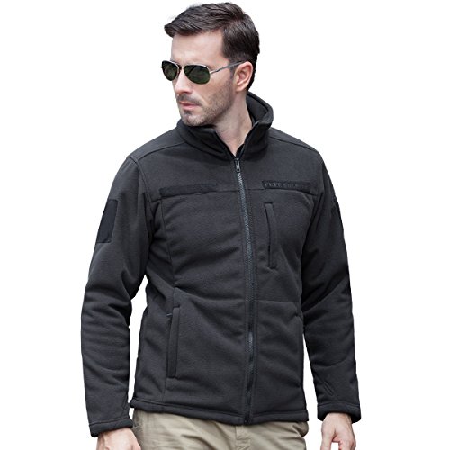Veste polaire pour homme chaude doublée en peluche épaisse Free Soldier XL