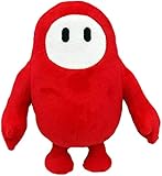 Ebiccn 18 cm Fall Plush Toys Soft Cartoon Figure Dolls Kids Stuffed Animal Plushie Fall Bedroom Decoration Toy Collection (red)