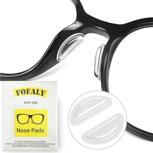 FOFALY Nose Pads for Glasses, Anti-Slip Silicone...