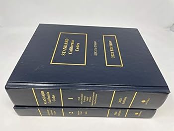 Hardcover Standard California Codes Six-In-Two 2021 Book