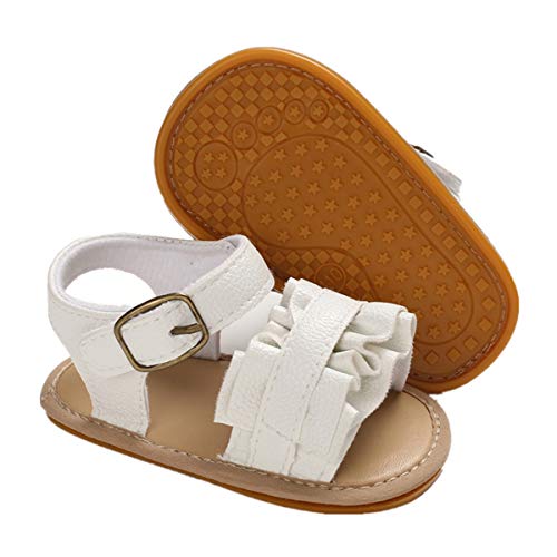 myppgg Toddler Baby Boys Girls Bowknot Sandals Soft Sole Cotton Crib First Walkers Shoes
