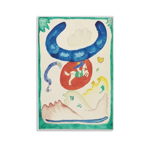 Toile Kandinsky The Almanach 60x90 cm pour sublimer votre salon moderne