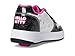 Heelys Girls Kama (Little Big Kid) Wheeled Heel Shoe, Black/White/Pink, 5