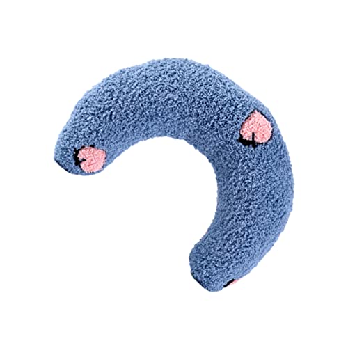 FONDOTIN U-Shaped Dog Pillow for Neck Support Soft and Comfortable Pet Sleep Mat