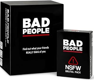 BAD PEOPLE The Party Game You Probably Shouldn't Play + The NSFW Brutal Expansion Pack