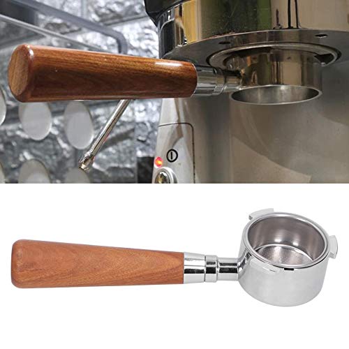 Portafiltro de acero inoxidable, reemplaza en cualquier momento Portafiltro MANGO DESMONTABLE Fácil de usar para… - Imagen 7