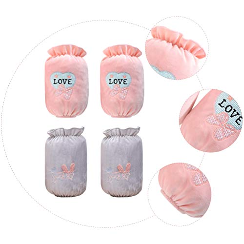 KESYOO Mangas de Manga de 2 Pares de Mangas de Manga Cobrem Protetores Com Elástico de Pulso de Pelú