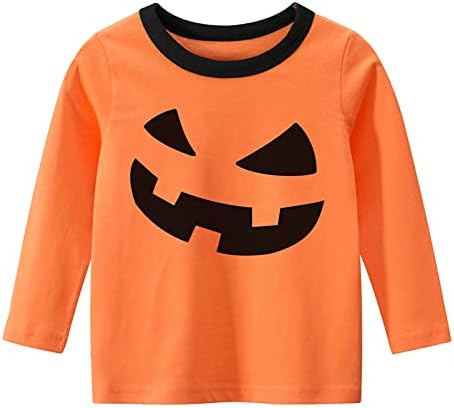 Boys Long Sleeve Tshirts for Kids Casual Cotton Shirts Crewneck Graphic Tee Shirts for Boys Active Tops 2 Pack