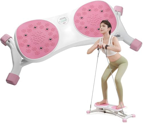 Stridon Balance Board with Resistance Bands, Portable Ski Balance Trainer with LCD Monitor, 330 lbs Capacity for Full Body Cardio and Core Workout Equipment