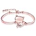 Produktbild ATEIELLI Damen Armreif Katze Opal Rosegold Überzogen JWB91