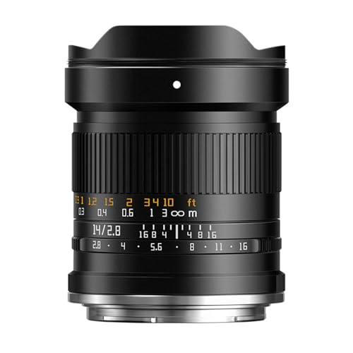 TTARTISAN 14mm F2.8 for Nikon Z, Ultra Wide Angle Large Aperture Full Frame Lens for Nikon Z Mount Cameras Z5 Z6 Z7 Z6II Z6III Z7II Z9 Z8 ZF ZFC Z30 Z50 Z50II