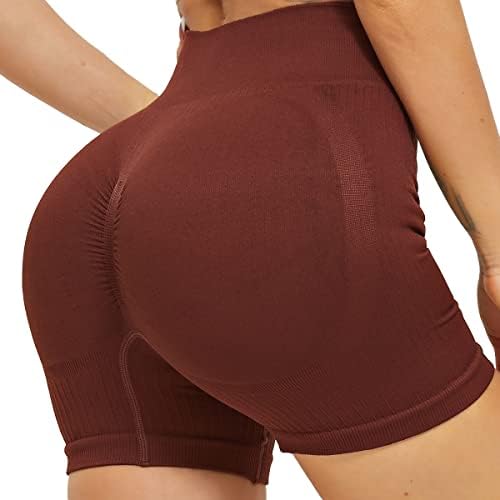 HAWILAND Scrunch Butt Legginsy damskie typu Booty Push Up bezszwowe legginsy z wysokim stanem, spodnie sportowe na siłownię, fitness, trening jogę