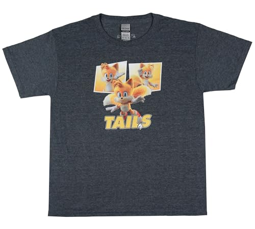 Seven Times Six Sonic The Hedgehog 2 Boy's Tails Miles Prower Kids Graphic Print T-Shirt