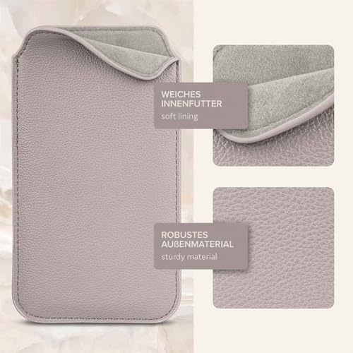 Étui en cuir synthétique ONEFLOW Liberty Case pour Google Pixel 10 Pro Fold - Gris clair - 6