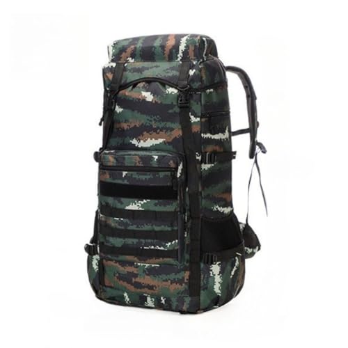 Mochila Trilha Viagem Reforcada 90l Mochila Camping Cargueira Mochila Masculina Impermeável(5056-Verde)