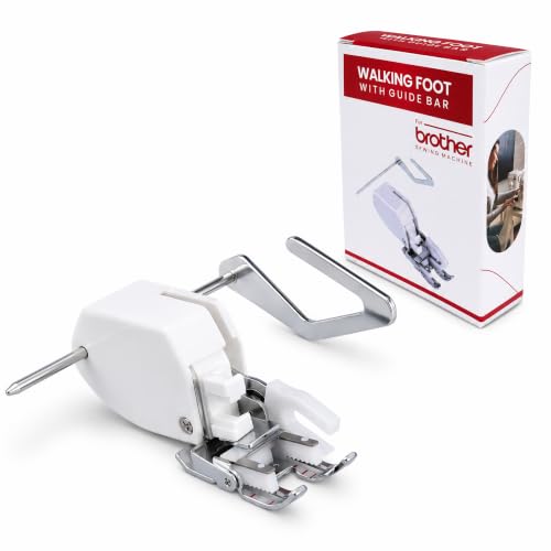 Walking Foot for Brother Singer Janome & All Low Shank Sewing Machines | Universal Fit Presser Foot Kit for Quilting Bag Making Home Decor
