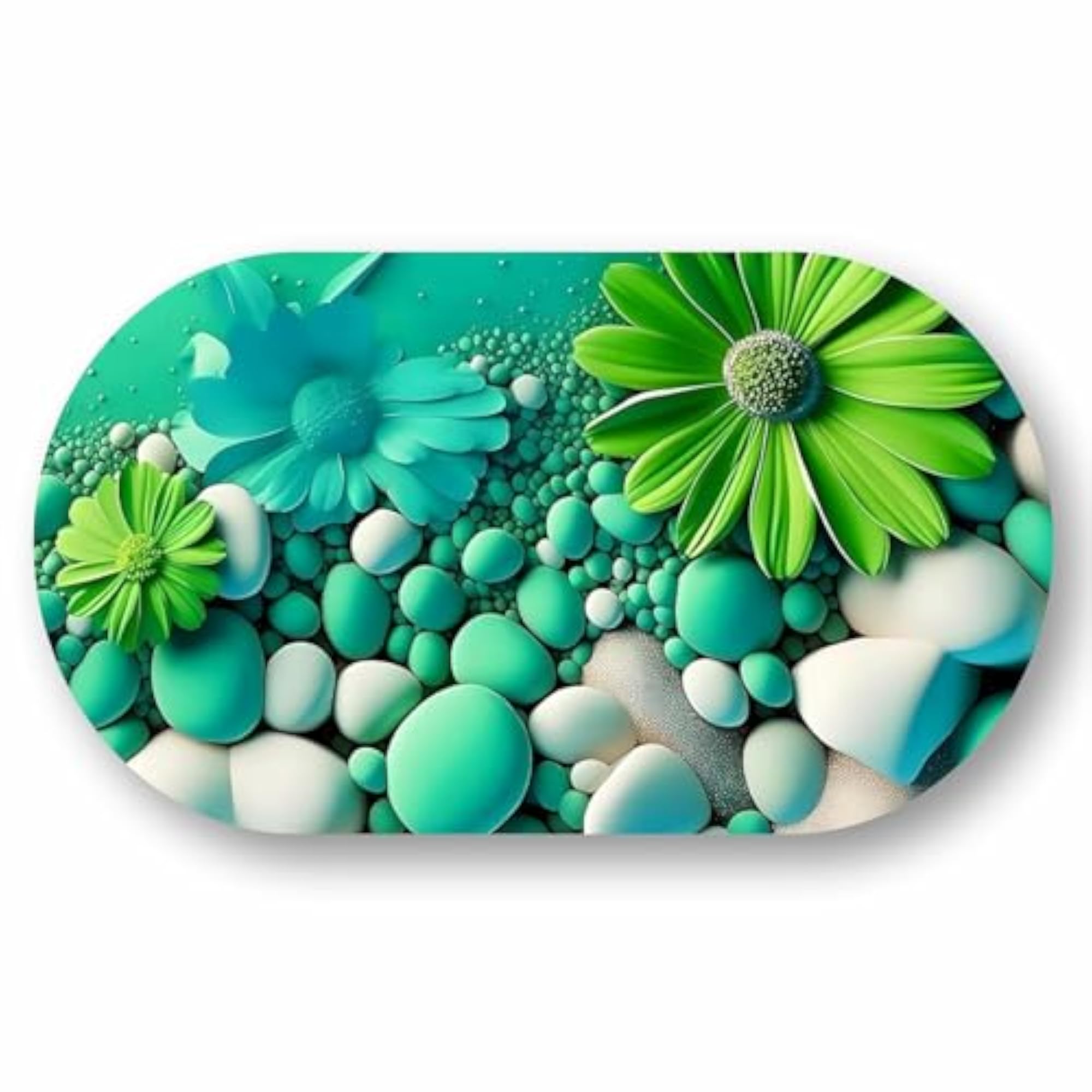 3D Bathroom Mat, Rare 3D Patterned Bath Mat
