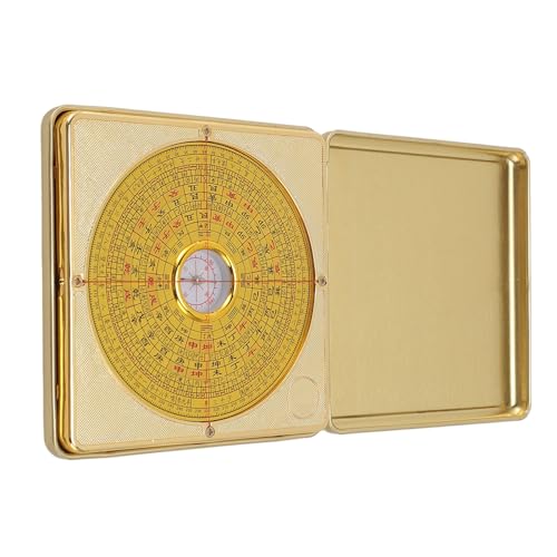Feng Shui Luo Pan Precisa de Hierro con Tapa Abatible Brújula Feng Shui, Fácil de Leer, Regalo para Aprender Feng Shui Residencial miniatura 6