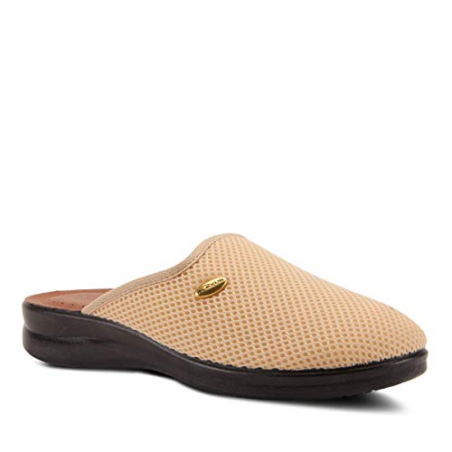 Image of Flexus Spring Step Scuff Slippers for Women - Lightweight Indoor Footwear with Flexible Round Toe Design
