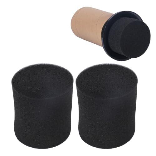 Sxhlseller 2-pak Gąbek do Portów Głośnikowych 80 Mm do Obudów z Systemem Bass Reflex, Zatyczki Poprawiające Dźwięk Redukujące Hałas w Domowych i Samochodowych Systemach Głośnikowych Typu