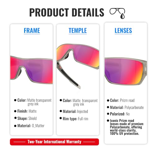 Oakley TURBINE ROTOR OO9307 Shield Sunglasses With Official Eyewear Kit - image 3