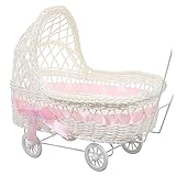 HOOTNEE ベビーパーティー用フェイバーバスケット 多機能編み込みカゴ キ