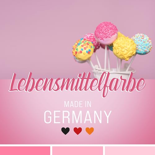 Belissia Lebensmittelfarbe Rosa - 10ml flüssig & hochkonzentriert - Lebensmittelechte Speisefarbe zum Backen, Kochen, Fondant & DIY - vegan, stark färbend, geschmacksneutral